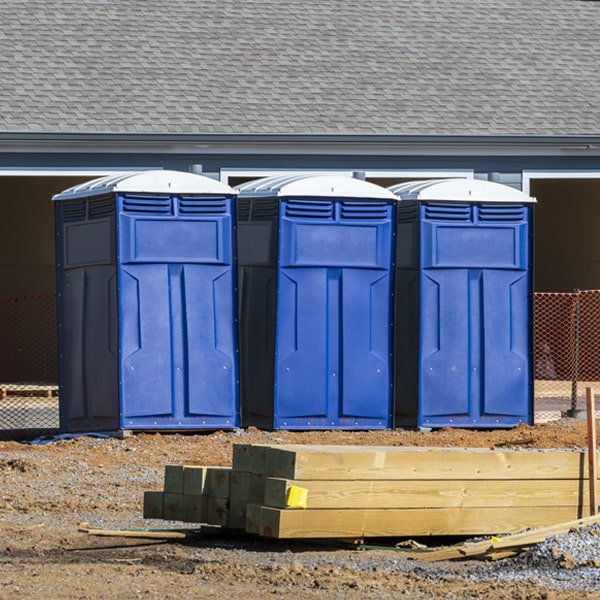 what is the maximum capacity for a single porta potty in Roby Missouri